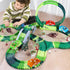4pcs Tracks Cars Replacement - Light Up Magic Cars for Tracks Compatible with Glow in the Dark Toy Cars