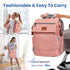 PILLANI Nursing Pillow & Diaper Bag Combo - Perfect Baby Shower Gift