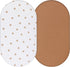 Boy,Girl,2 Pack,Cotton Fit,100% Sheet,17x32 inch Dreamology Bassinet Sheets Bassinet Sheets,Universal Cotton Knitted