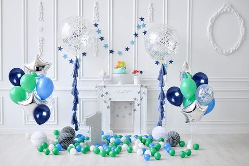 Treasures Gifted Navy Blue Balloons, 72 Pack, 12 Inch Latex for Graduation Party Decorations