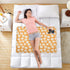 siphylline 52" 34" Orange Cute Polar Bears White Extra Large Resuable Potty Training Pee Pad Highly Absorbent Diaper