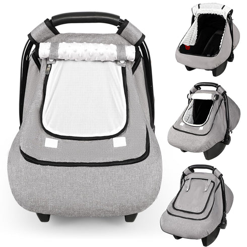 Winter Baby Car Seat Cover Waterproof, Windproof Car Seat Covers for Newborns