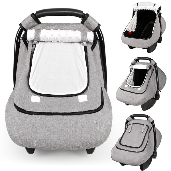 Winter Baby Car Seat Cover Waterproof, Windproof Car Seat Covers for Newborns