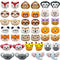 40 PCS Mini Jungle Animal Plush Toys Set, Cute Small Stuffed Keychain for Party Favors