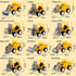 36 Set Set) Sosation Pcs Construction Party Favors Engineering Trucks Small Digger Truck Toys Pull Back Vehicles Mini