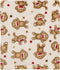 Baby Starters Super Soft Sock Monkey Baby Blanket, Ivory and Red, 30"x40" for Newborns and Moms