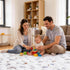 71x59 Inch Viviland Baby Mats for Floor, Playpen Mat, Thicker & Large Soft Cushioning Padding Playmat for Baby