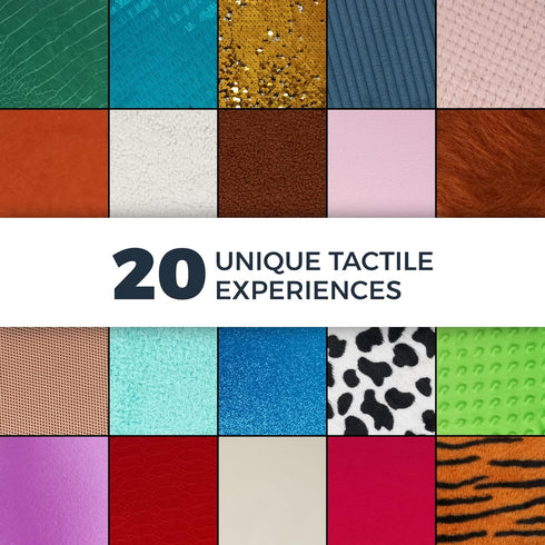 Sensori 20 Pack 8", Sensory Mats Sensory Pads, Playmats for Classroom, Playroom Must Haves, Early Learning Tactile