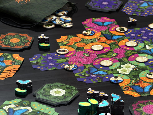 Pollen Board Game - Tile Laying Game for 2-4 Players - 40 Minute Play Time (Base Game)