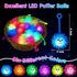 18 8-12 PCS LED Puffer Balls Light Up Party Favors for Kids Goodie Bags Stuffers Classroom Treasure Box Prizes Bulk