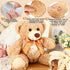 14 Inch Remembrance Bear Plush Stuffed Animal with Recorder, Picture Frame, Voice Recording Gifts