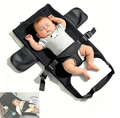 VANDOULUM Baby Airplane Bed, 1-12 Months Old Baby Travel Essentials for Flying, Toddler