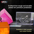 BCW Spectrum Prism Deck Case - Carnelian Red, 1 ct, Fits 100 Double-Sleeved Cards, Trading Card Storage