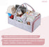 Mr. Pen Baby Diaper Caddy Organizer, Pink Inside, Portable Diaper Organizer for Changing Table, Nursery, Car, Baby Caddy