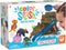 MindWare Dinosaur Color Splash Water Park Bathtub Playset - Interactive Bath Toys