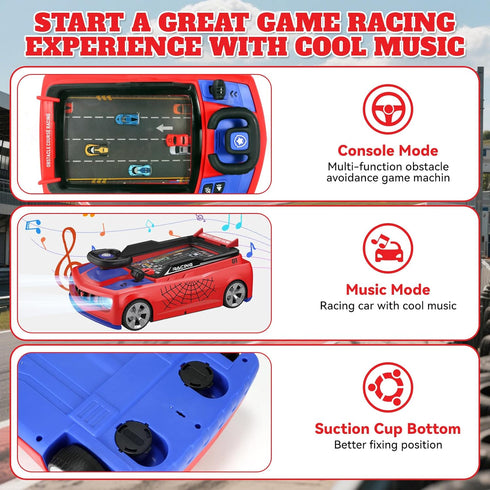 Mytothfy 3+ Musical Steering Wheel Racing Car Toy, Racing Adventure Car Steering Wheel for Toddler Kids, Toddler
