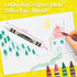 80 Count Lucky Art White Crayons Bulk - Regular Size Single Color Crayon Refill, Non-Toxic Art Supplies for Teachers