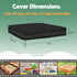 72 72 8 Heavy-Duty Waterproof Sandbox Cover Square Outdoor Sand Box Cover for Toddlers, x x Protects Sand from Rain