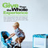 Joovy Toy Booster Seat & Doll Car Seat - Functional, Crash-Tested, Fits Dolls 12” to 22”