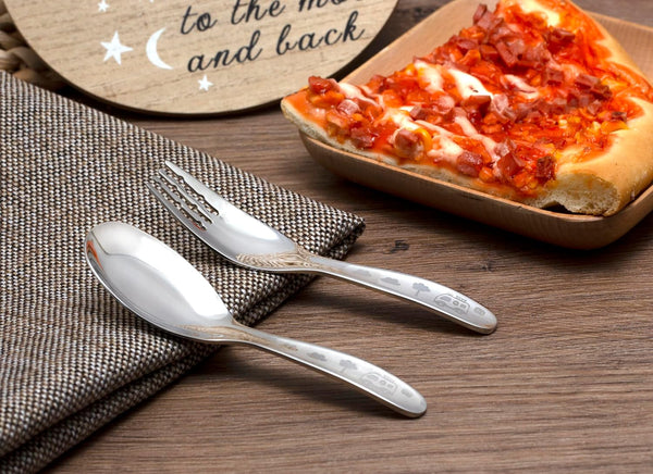 Stainless Steel Forks & Spoons, Kitchen Utensils Set for Cooking and Household Essentials