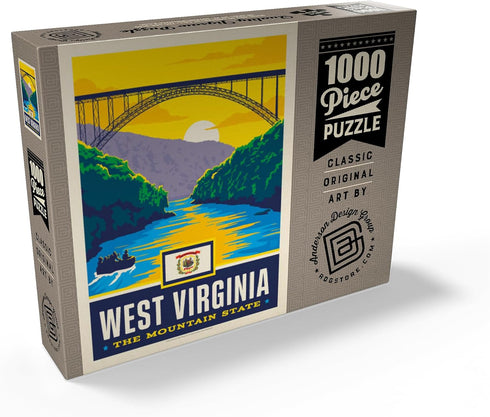MyPuzzle West Virginia: The Mountain State - Premium 1000 Piece Jigsaw Puzzle for Adults