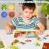 4-in-1 Farm Wooden Puzzles for Kids Ages 4-6, 24 PCS Jigsaw Puzzles for Toddlers 2-4, Educational Gifts
