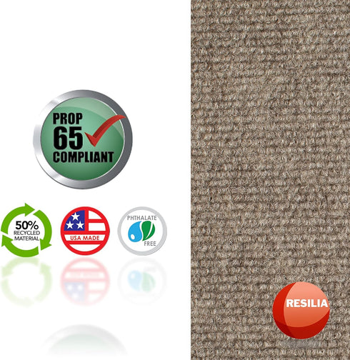 Commode 2 Pack, RESILIA Universal Rounded Potty Training Mats - Super-Absorbent Toilet Training Rug for Kids, Universal