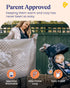Packable Goldbug Baby Blanket for Strollers & Car Seats - Weather-Resistant Shell - Warm Fleece Lined