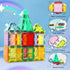 106 Set, 3 4 5 6 7 8+ Magnetic Tiles Piece Magnet Building Blocks for Kids Toddlers, STEM Construction Toys with Gift