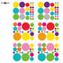 PARLAIM Polka Dot Wall Stickers for Bedroom Living Room - 130 Circles Decals for Kids Boys and Girls
