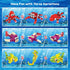 12 Packs 36 Sets 6-12 ZIYOSTAR Kinds of Marine Animals Building Blocks Toy, DIY Marine Animals Building Blocks