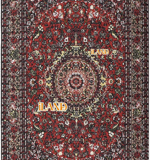1/12 3 12 6 3.8 (2pcs iLAND Miniature Dollhouse Accessories Victorian of Carpet for Dollhouse Furniture on Scale