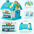 Marstone Baby Toys for 1 2 3 Year Old, 6-in-1 Montessori Toys with Sound/Lights/Music/Clock/Telephone/Car