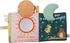 Manhattan Toy Peek-a-Boo Soft Crinkle Book with Tethered Bunny - Baby & Toddler Activity