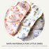 Lillomilo 3-Pack 6-36 Waterproof Baby Bibs for Eating | Toddler Bibs with Food Catcher | Machine Washable Bibs