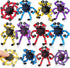 12PCS Transformable Fidget Spinners for Kids Adults,Deformable Chain DIY Robot Spinner Sensory