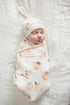 Copper Pearl Large Premium Knit Baby Swaddle Receiving Blanket - Caroline
