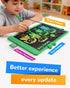 10 Inch 3-6 KOKODI LCD Writing Tablet, Colorful Toddler Doodle Board Drawing Tablet, Erasable Reusable Electronic