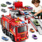 Fire Trucks for Toddlers 1-3, Firetruck Toys for Toddlers 1-3 3-5, Folded