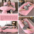 BATTOP Pregnancy Pillows for Sleeping- U Shaped Full Body Maternity Pillow, Pregnancy Pillow for Side Sleepers