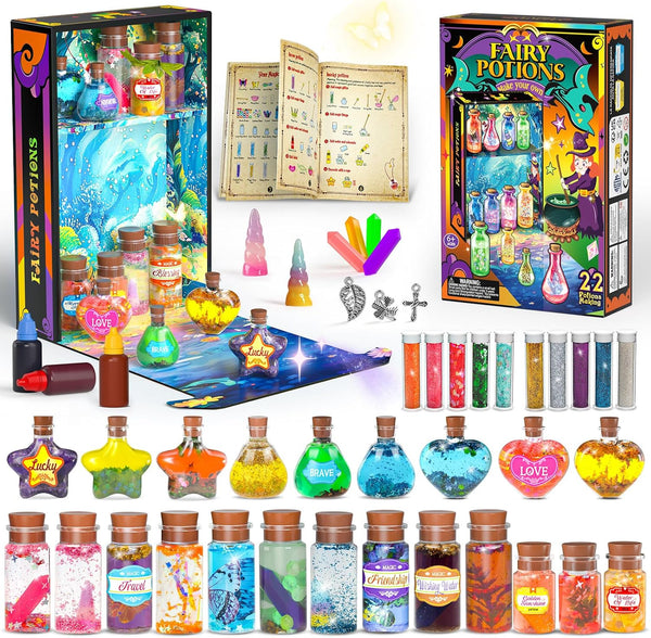 GORISPI Magic Potion Kit for Girls - Fairy Potions Kit 22 Potions Magic