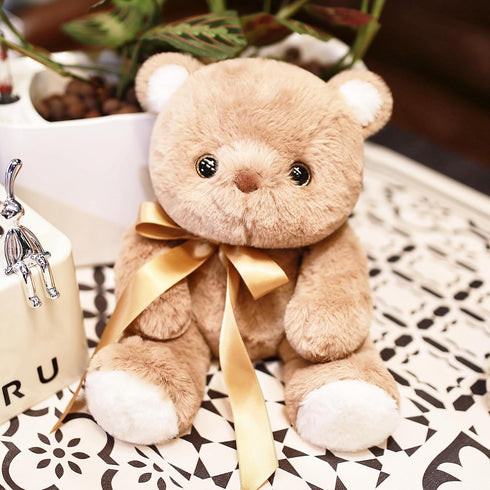 uoozii 12" Non-Shedding Weighted Stuffed Animals - 2 Pounds Microwavable Teddy Bear Plush Pillow Gift for Kids & Adults