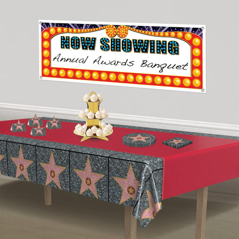 Red Carpet Star Tablecover - Beistle