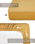 28" 52", Crib Sheets for Boys Girl, Fitted Baby Toddler Bed Sheets x Neutral Muslin Cotton Crib Mattress Bedding Soft