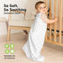 2-Pack 100% 0.5TOG 0-6 Organic Baby Sleep Sacks, Cotton - Soft & Breathable Baby Wearable Blanket, Toddler Sleeping