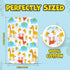 30 Pack 100% 7x10 Inch Set Omilion Baby Washcloth of Flannel Newborn Washcloths Cotton - Fun, Colorful Designs Reusable
