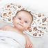 KICPOAY Set 2, 22 11 Inch Muslin Baby Burp Cloths of Soft Absorbent Simple Wild Mushrooms Muslin Washcloths, Bibs, Face