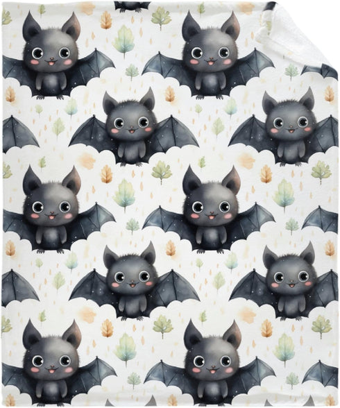 Halloween Bats Baby Blanket Gifts Super Soft Swaddle Newborn Cozy Baby Receiving Blanket Stroller Throw Blanket for Crib 40x30 in for Puppy by SUPERICH