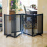 WELLAND Support Feet for 360 Degree Configurable Gate Collection, Espresso, A Pair