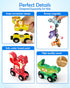 Set Ages3-5, Vanmor Wooden Train for Toddlers, Magnetic Animal Number Train Toys for Toddler Learning Toys, Fine Motor